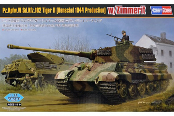 Танк Sd.Kfz.182 King Tiger Porsche Turret w/zimmerit (1/35)