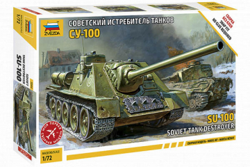 САУ СУ-100. Сборка без клея (1/72)