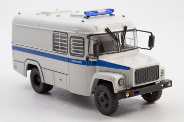 Автобус Курганский 3976-АЗ автозак, белый. Спецвыпуск 3 (1/43)