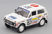 ВАЗ-2121 'Нива' (Lada Niva Poch) Дакар №157, белый (1/43)