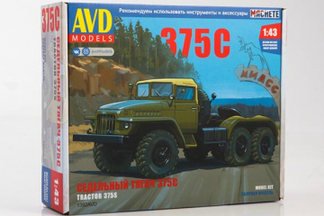 Автомобиль Уральский 375С седельный тягач ранний 6х6 (1/43)