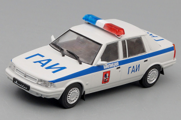Москвич-2142R5 'Князь Владимир' Милиция, серый/синий (1/43)