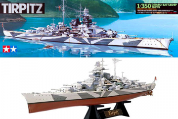 Корабль Tirpitz (Тирпиц) (1/350)