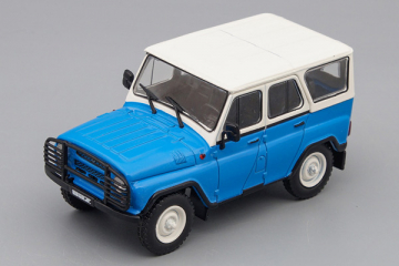 УАЗ-31514, голубой/белый. УАЗ на службе (1/43)