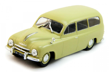 Skoda 1201 универсал 1955-1969, бежевый (1/43)