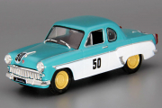 Москвич-407 купе №50 1962, зеленый/белый (1/43)