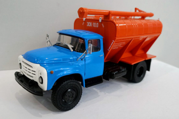 ЗСК-10,0 (ЗИЛ-130), синий/оранжевый (1/43)