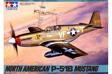 Самолет P-51B Mustang американский истребитель (1/48)