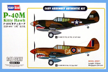 Самолет P-40M Kitty Hawk Fighter (1/48)