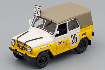 УАЗ-469 Кросс №26, желтый. УАЗ на службе (1/43)