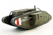 Танк Mark V 'Генерал Дроздовский', светло-коричневый (1/72)