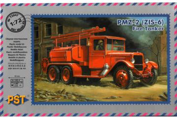 Автомобиль ПМЗ-2 (ЗИС-6) пожарная автоцистерна (1/72)