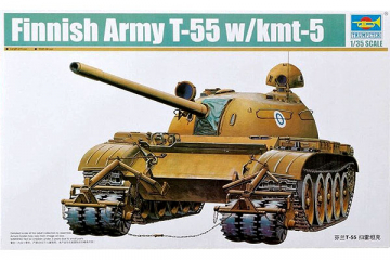 Танк Т-55 с минным тралом КМТ-5 (1/35)