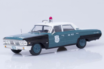Ford Galaxie 500 New York Police 1745 (1964), зеленый/черный (1/43)