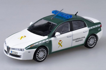 Alfa Romeo 159 Национальная гвардия Испании, белый/зеленый (1/43)