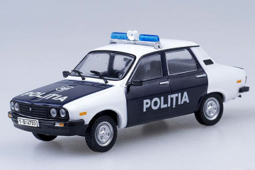 Dacia 1310 Полиция Румынии, черный/белый (1/43)