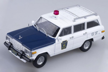 Jeep Wagoneer Полиция Пенсильвании США, белый/синий (1/43)