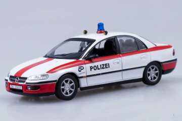 Opel Omega Полиция Кантона Люцерн Швейцария, белый/красный (1/43)