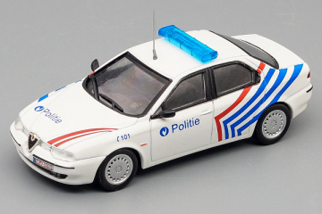 Alfa Romeo 156 Полиция Бельгии, белый (1/43)