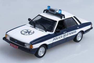 Ford Cortina MKV Полиция Израиля, белый/синий (1/43)