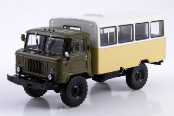 ТС-3964 (Горький-66) Вахта, хаки/бежевый (1/43)