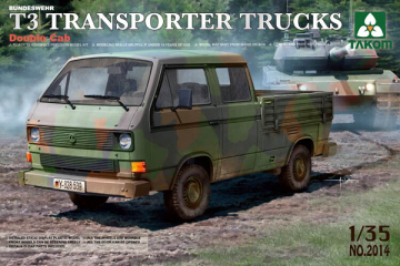 Автомобиль T3 Transporter Double Cab Bundeswehr (1/35)