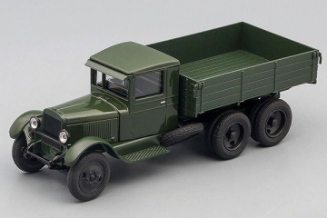 ЗИС-6 бортовой, темно-зеленый (1/43)