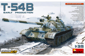 Танк Т-54Б ранний с интерьером (1/35)