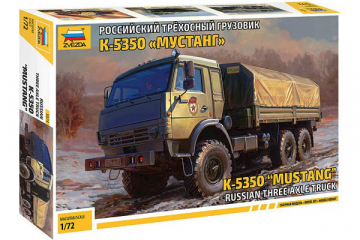 Автомобиль К-5350 'Мустанг' бортовой с тентом 6х6 (1/72)