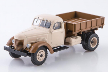 КАЗ-600В самосвал, бежевый/коричневый (1/43)