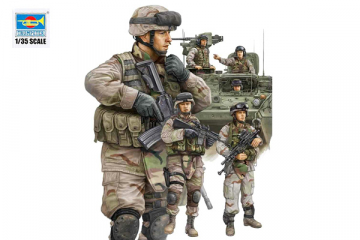 Солдаты Modern U.S.Army Armor Crewman and Infantry (1/35)