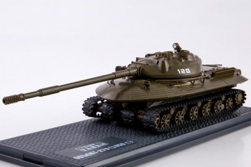Танк Объект-279 №120 1959 г, хаки, на подставке (1/43)