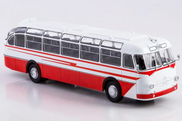 Автобус ЛАЗ-699А 'Турист-2', белый/красный (1/43)