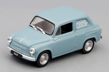 ЗАЗ-965С 'Запорожец' Связь, голубой (1/43)