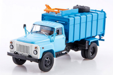 КО-413 (Горький-53) мусоровоз, голубой/синий (1/43)