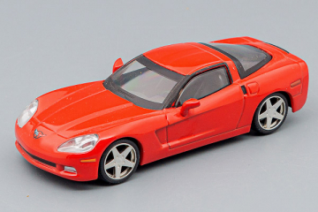 Chevrolet Corvette Z51 Coupe, красный (1/43)