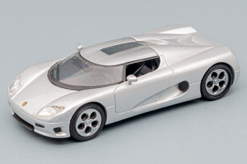 Koenigsegg CC 8S, серебристый (1/43)