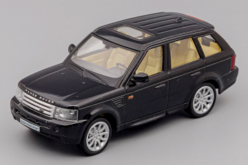Land (Range) Rover Range Rover Sport, черный (1/43)
