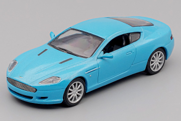 Aston Martin DB9 Vantage, голубой (1/43)