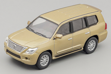 Lexus LX 570, золотистый (1/43)