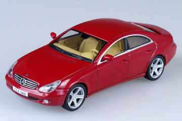 Mercedes-Benz CLS, бордовый (1/43)