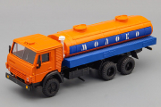 Камский 53212 цистерна 'Молоко', оранжевый/синий (1/43)