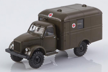 АС-3 (Горький-63) Медицинский фургон, хаки (1/43)