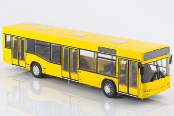 Автобус МАЗ-103 городской низкопольный, желтый (1/43)