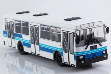 Автобус ЛАЗ-52523 городской, серый/синий (1/43)