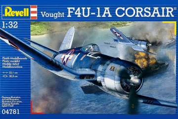 Самолет F4U-1A Corsair Vought американский палубный истребитель (1/32)