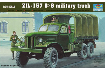 Автомобиль ЗИЛ-157 бортовой с тентом (1/35)