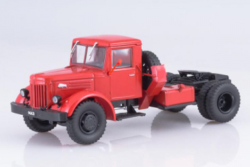 МАЗ-200В седельный тягач, красный (1/43)