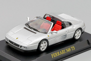 Ferrari 348 TS, серебристый, на подставке (1/43) 