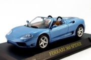 Ferrari 360 Spider, синий, на подставке (1/43) 